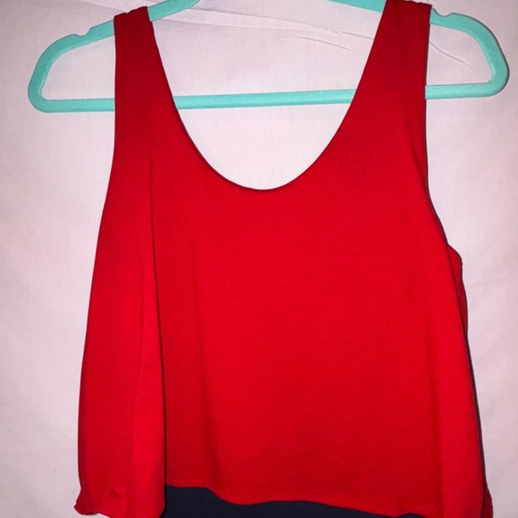The Limited Bold Red and Blue Maxi Dress - Picture 6 of 10